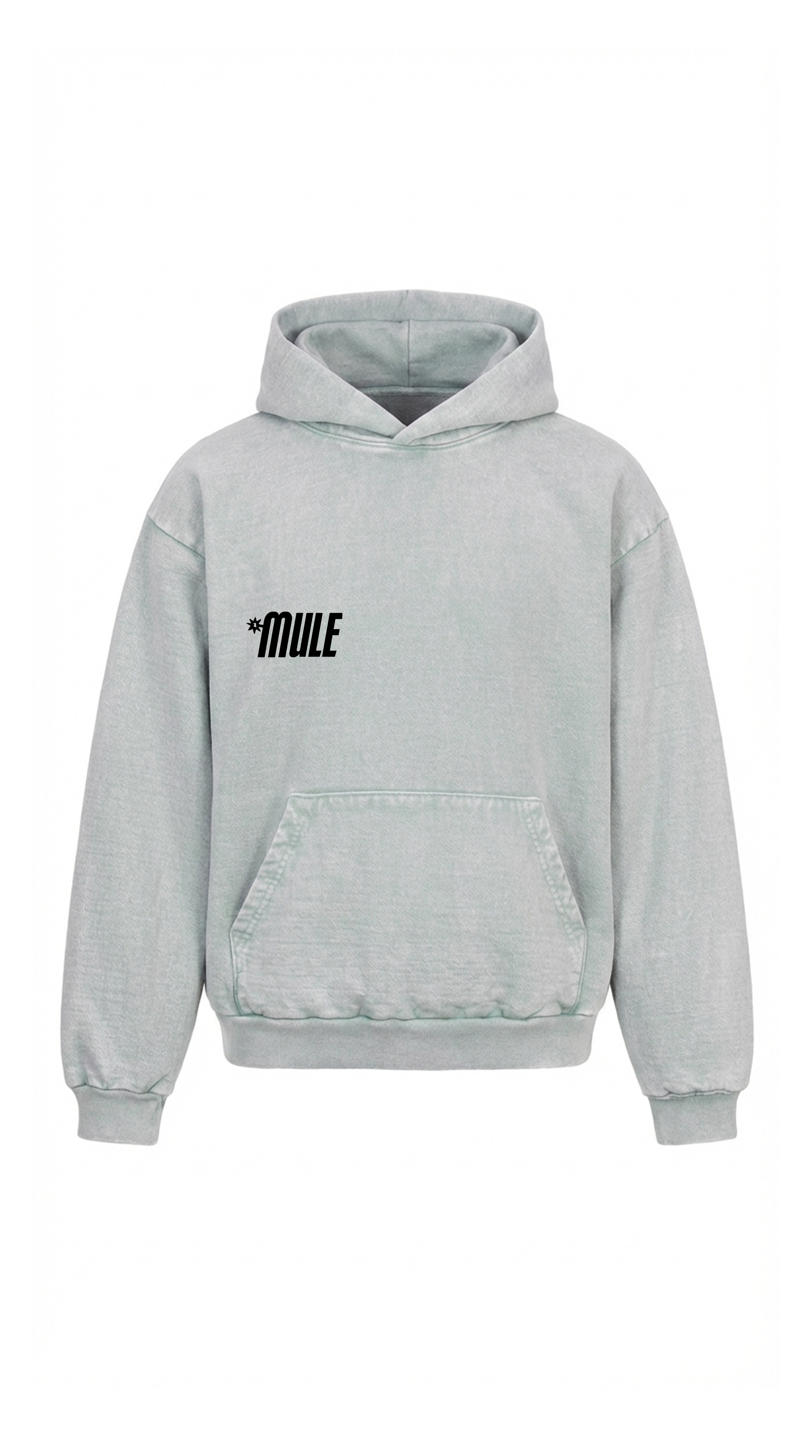Ice Grey Acid Wash Hoodie